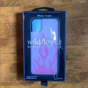 Wildflower iPhone 11 Pink Flames Case